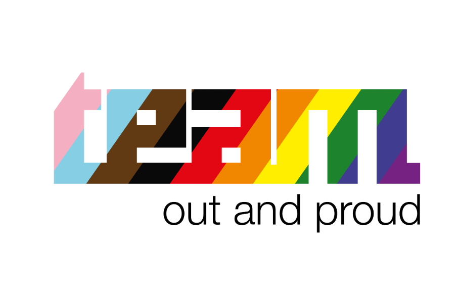 Sexuelle und geschlechtliche Vielfalt im Fußball: Projekt Team out and proud vom Deutschen Fußball Bund (DFB) und Lesben- und Schwulenverband (LSVD⁺).